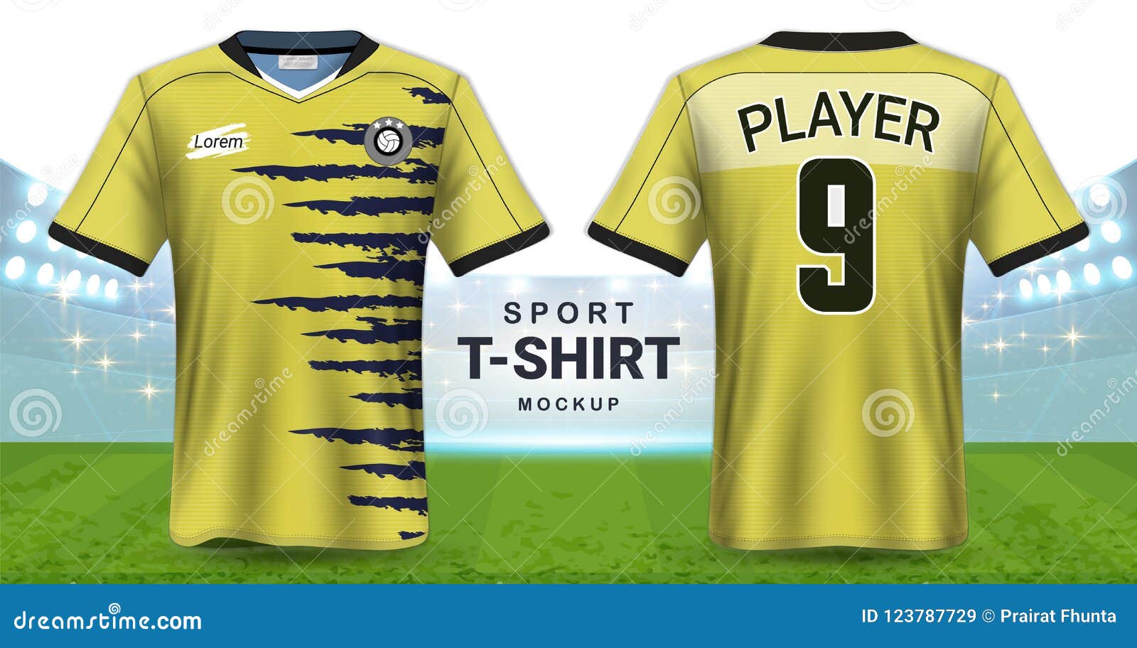 Download Soccer Jersey And Sportswear T-Shirt Mockup Template ...