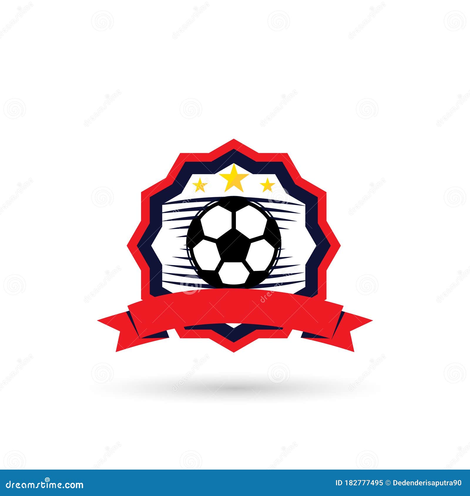 Soccer Logo or Football Club Sign Badge. Football Logo with Shield ...