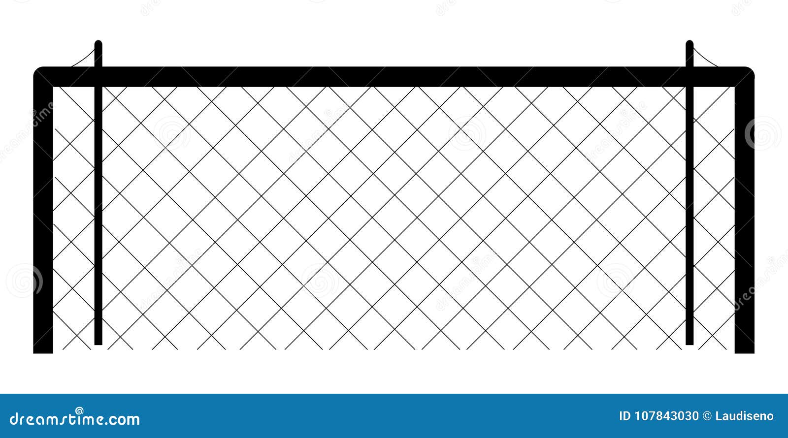 Soccer net icon stock vector. Illustration of equipment 107843030