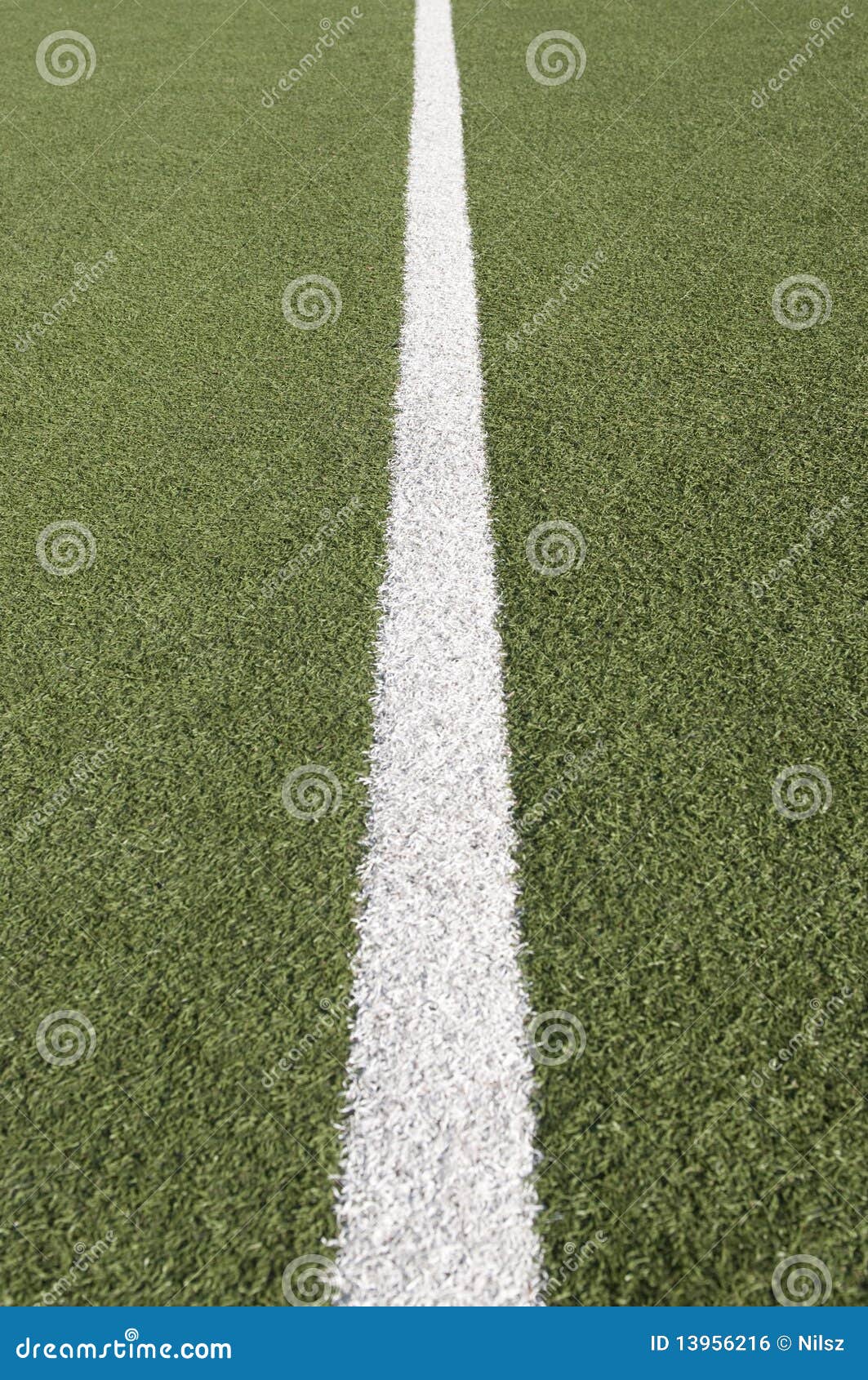 Soccer playing field line stock photo. Image of lawn 13956216