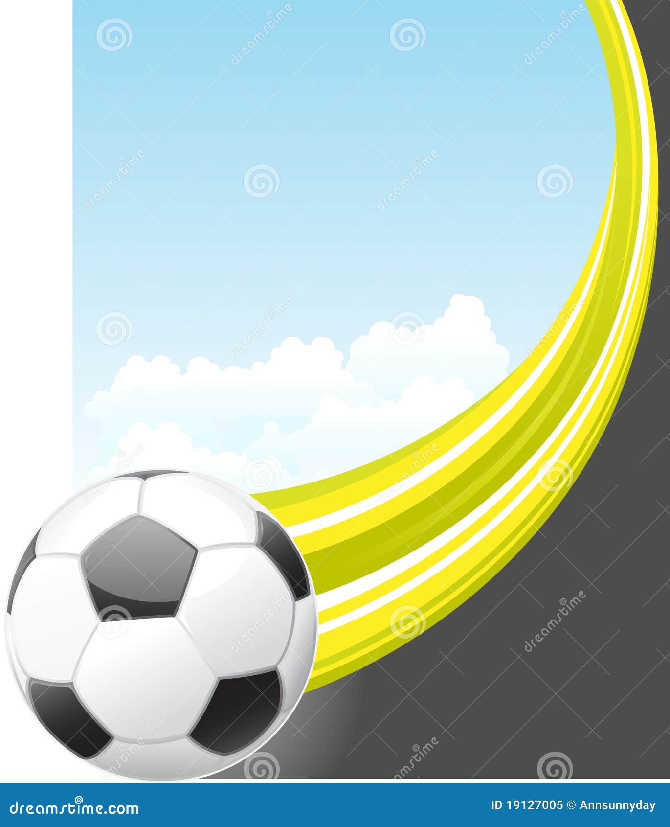 Soccer Poster Stock Vector Illustration Of Soccer Ball