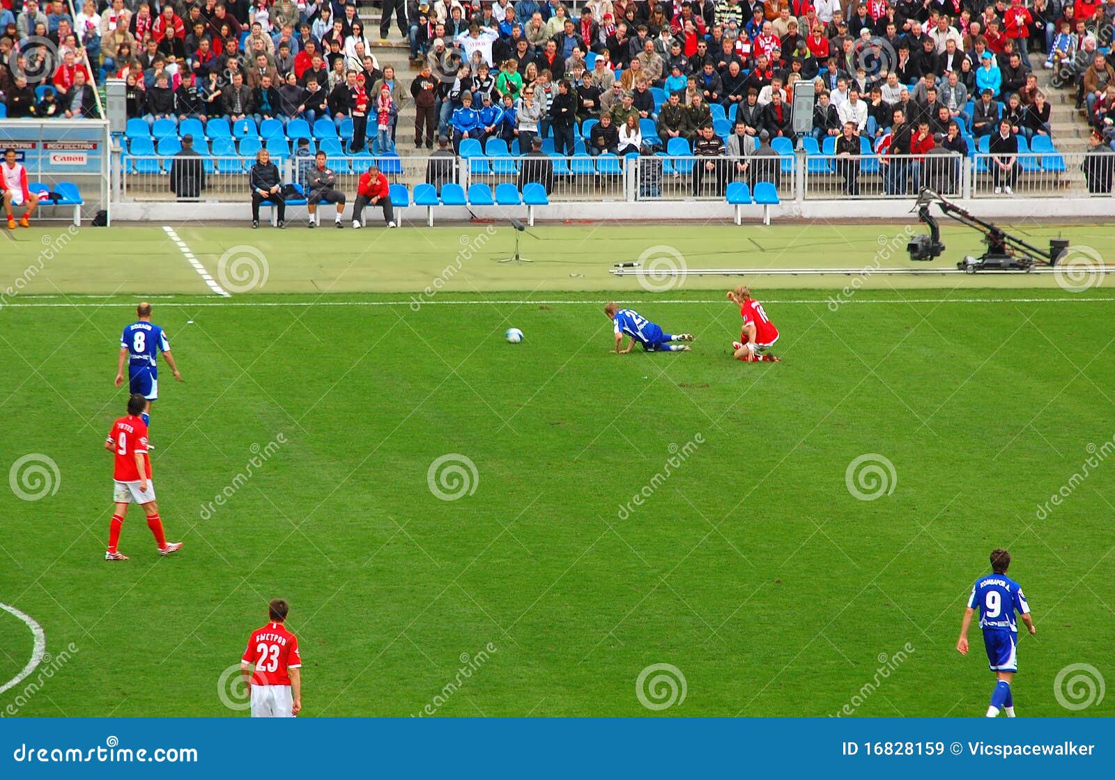 Soccer Rules Violation editorial stock image. Image of forward 16828159