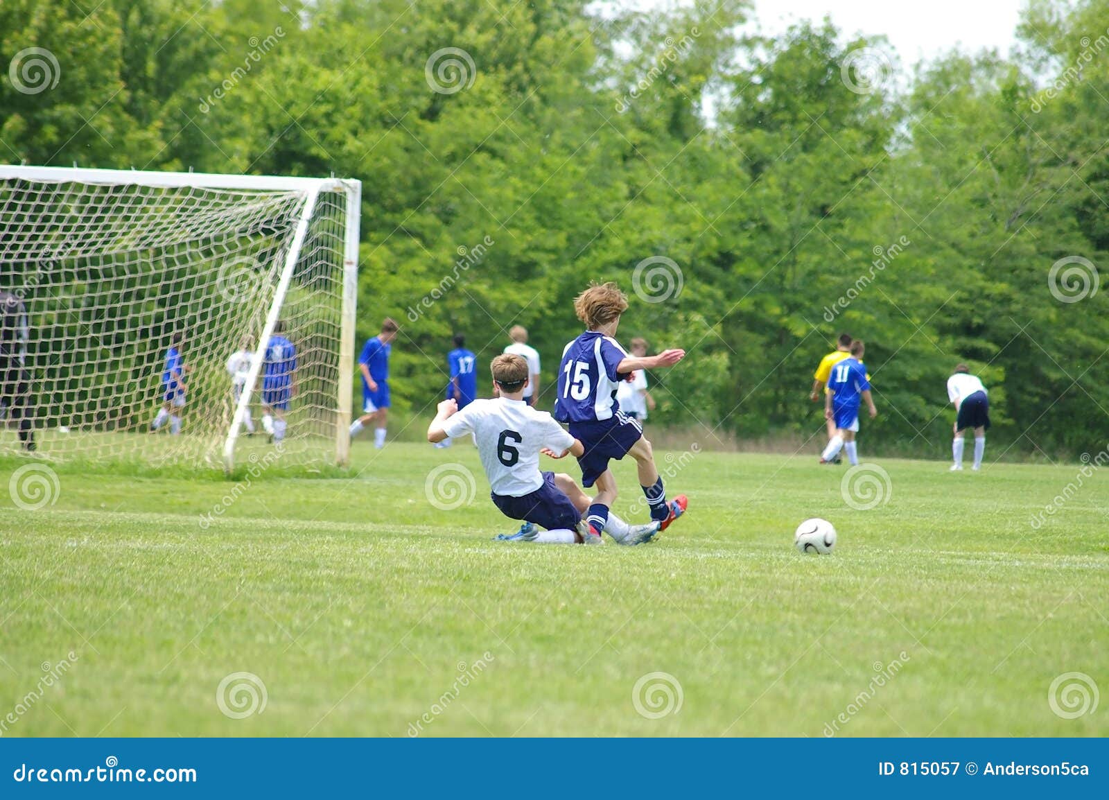 Soccer Slide Tackle Picture. Image 815057