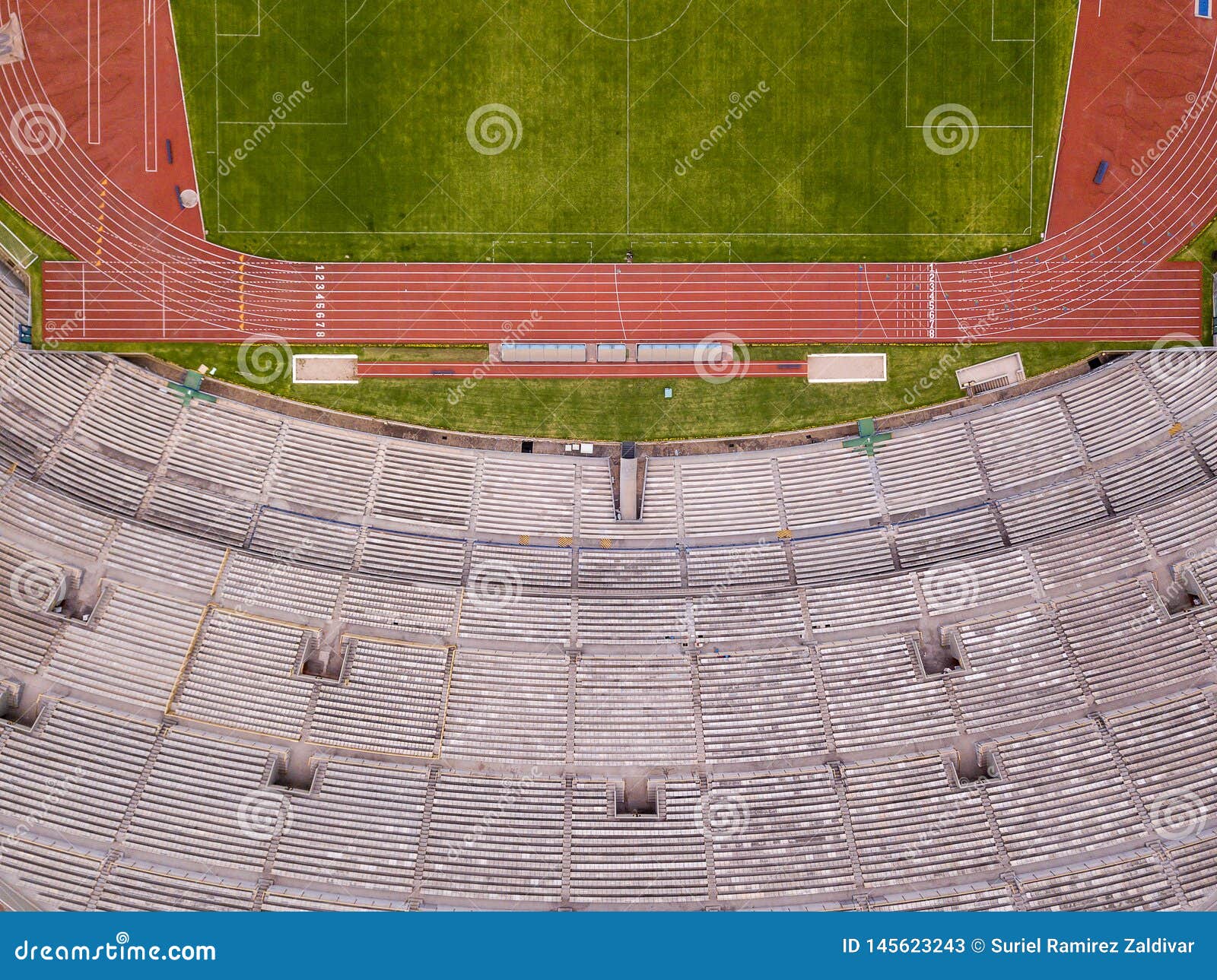 soccer stadium  aerial view