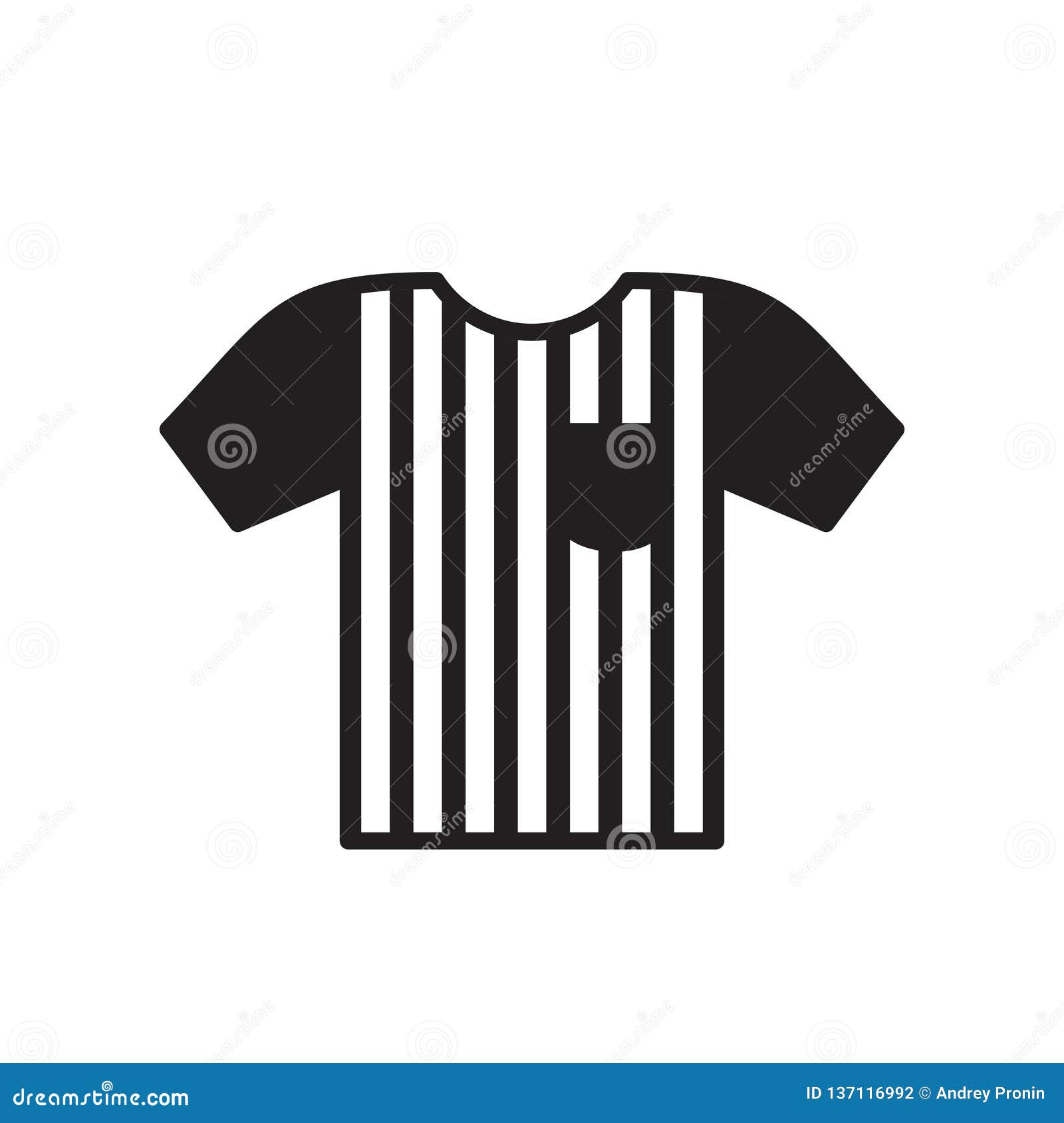 Soccer T Shirt Icon on White Background for Graphic and Web Design ...