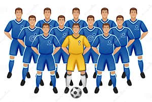 Soccer Team Cartoon Vector CartoonDealer 23186057