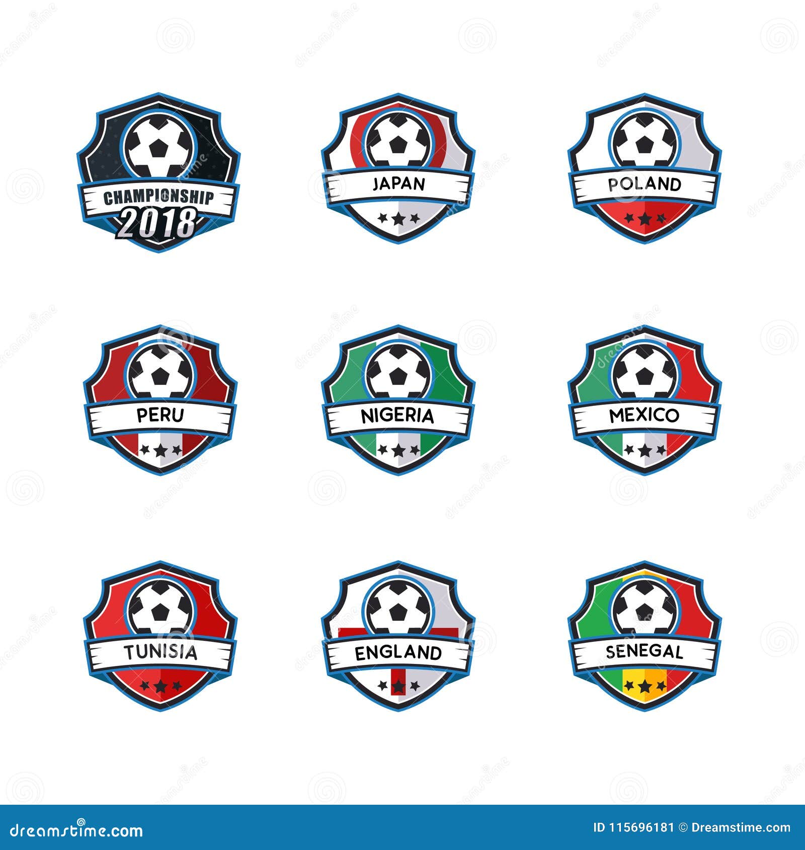 Soccer Template Badge Vector For Champion Stock Illustration ... Soccer Template Badge Vector For Champion Stock Illustration ...