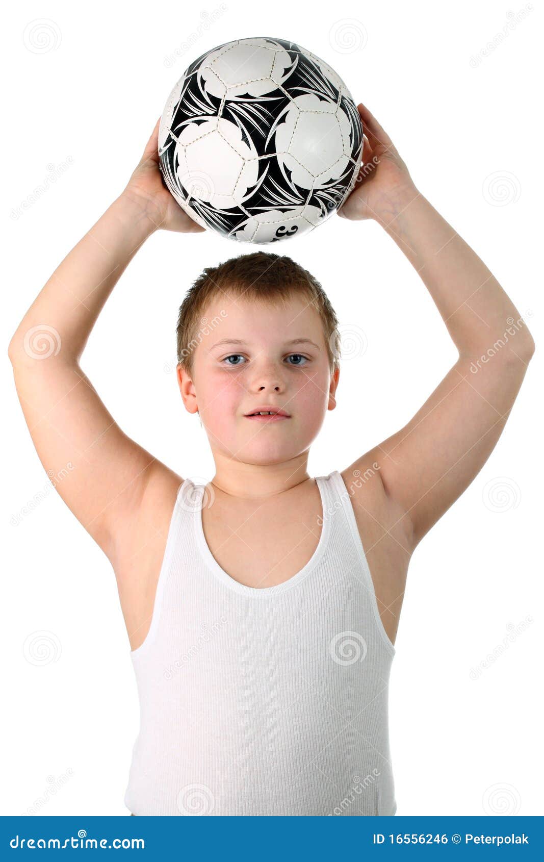 Soccer Throw In Isolated On White Stock Photo Image of holding