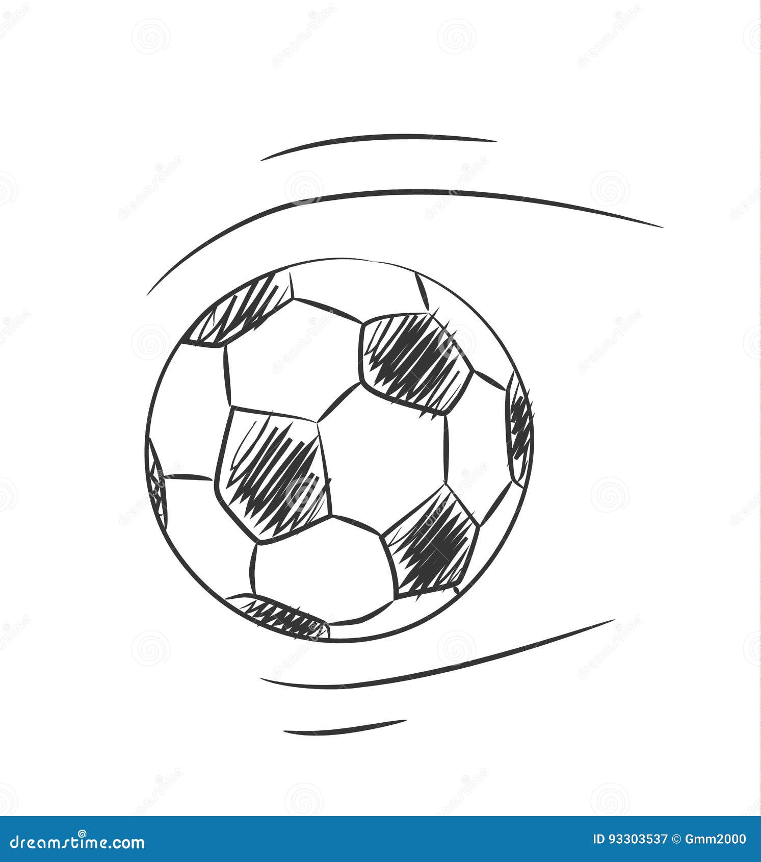 Soccer Vector Hand Drawn Line Art Icon Art Illustration Stock Vector