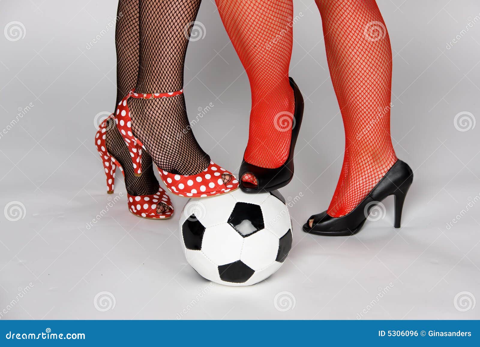 Soccer Ball Stock Photo - Download Image Now - High Heels, Soccer, Grass -  iStock