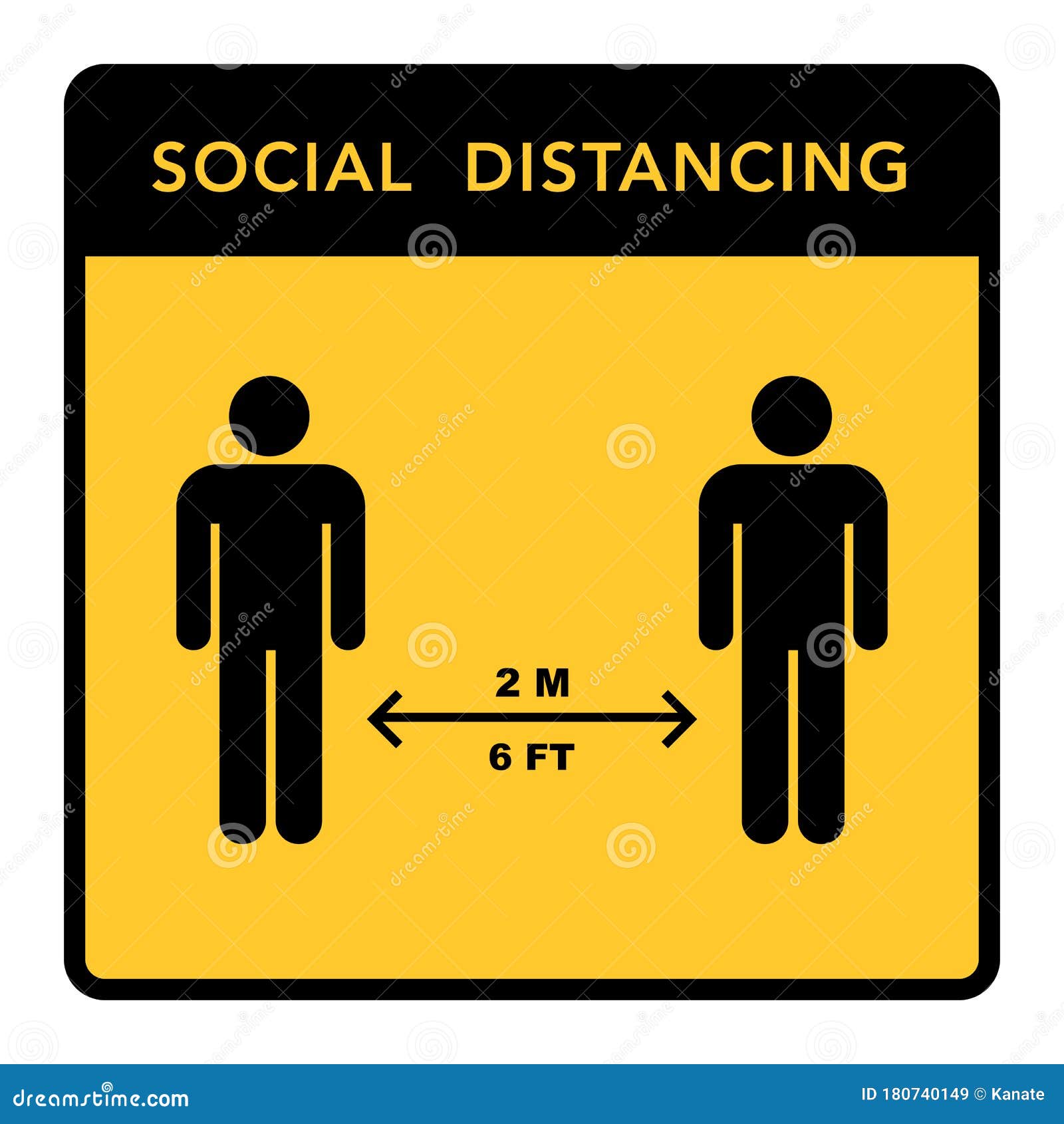 social distancing banner. keep the 2 meter distance. coronovirus epidemic protective