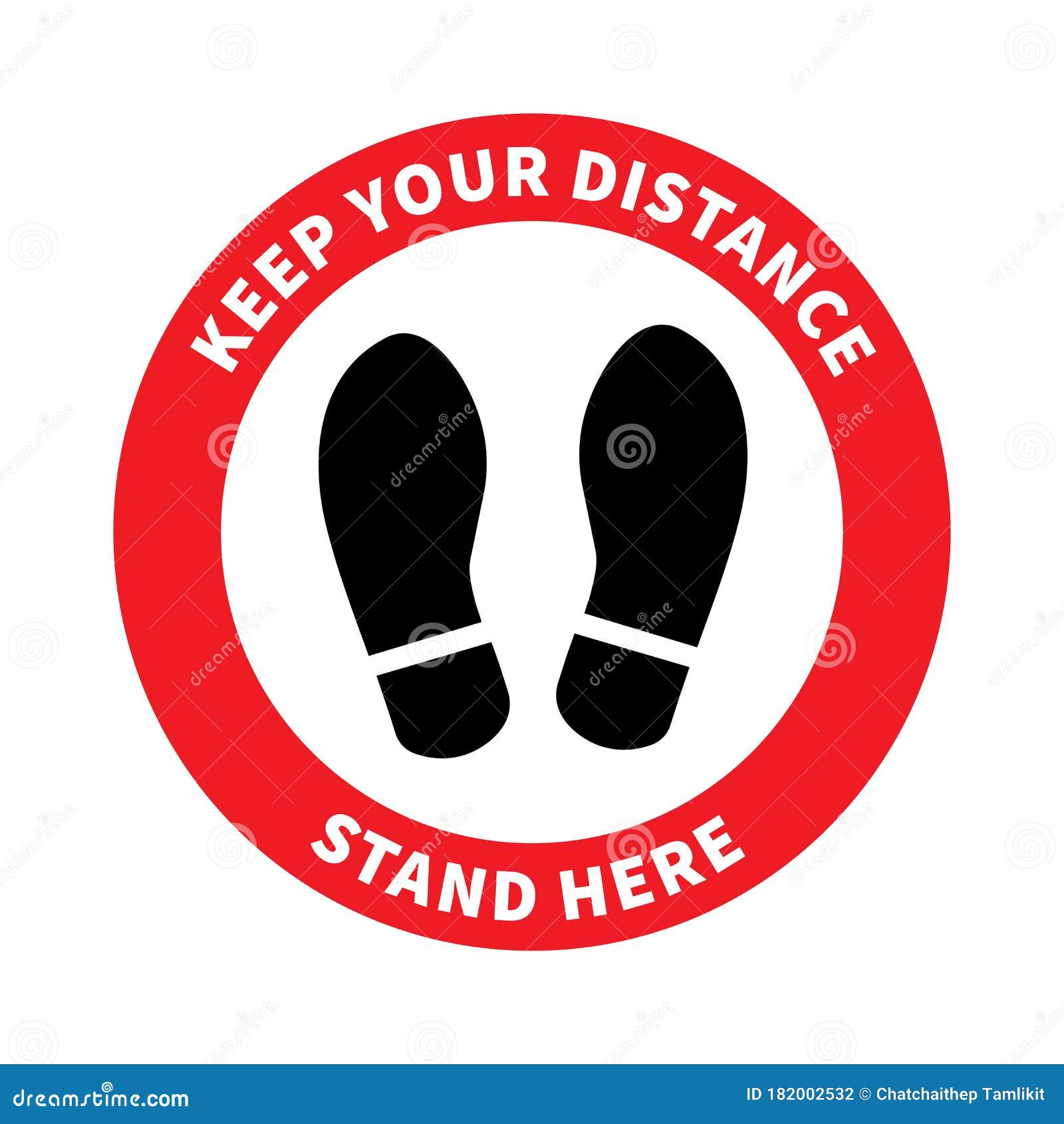 social distancing. footprint sign. keep the 2 meter distance. coronovirus epidemic protective. 