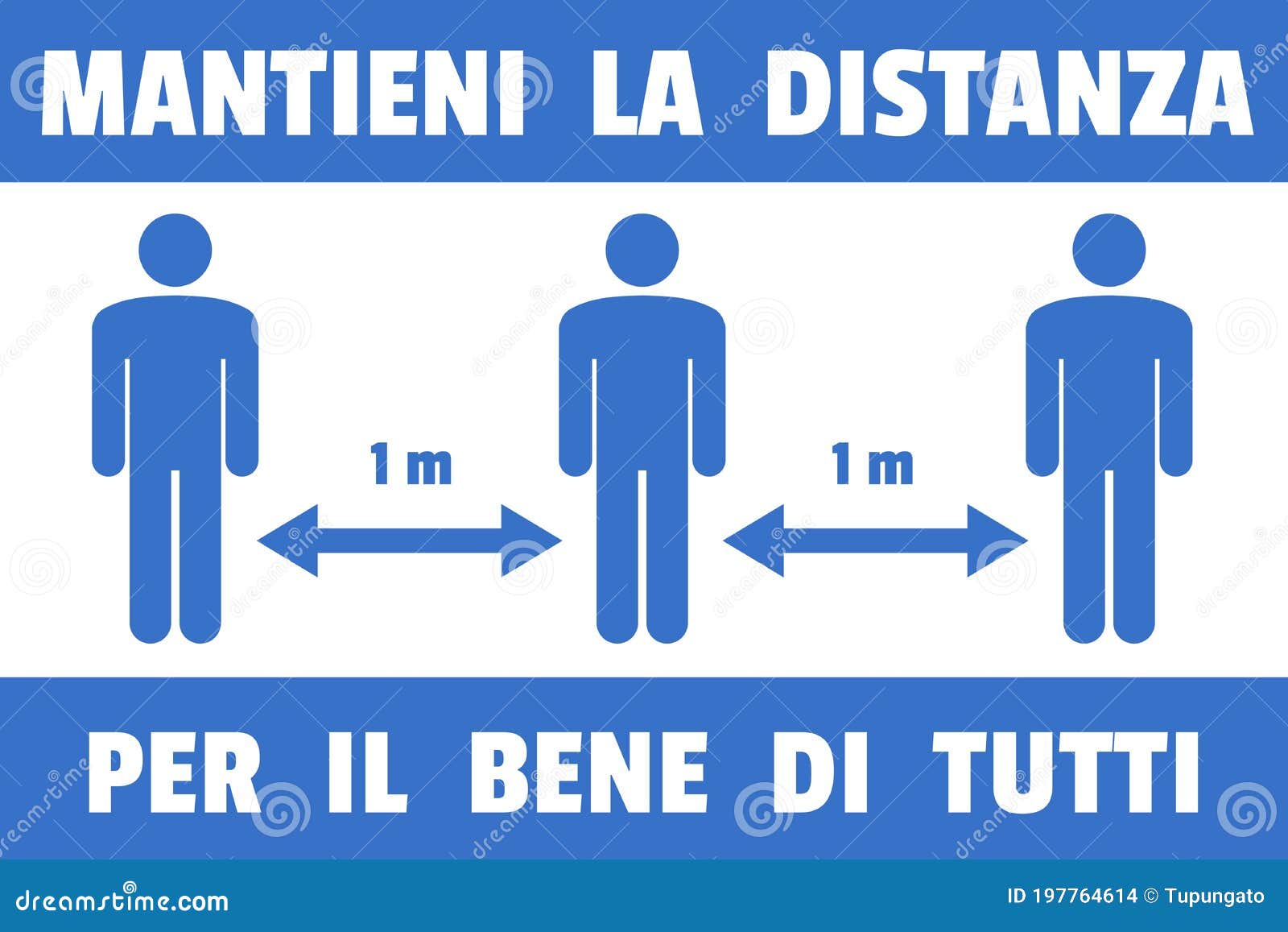 social distancing - italian language