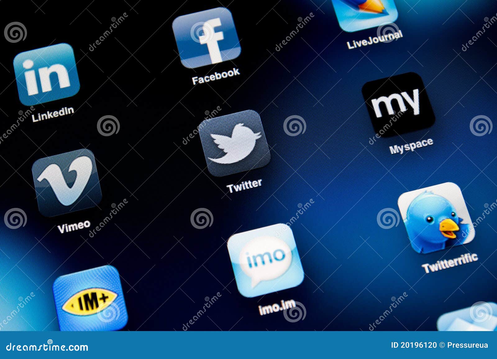 Social Media Apps On Apple IPad2 Editorial Image - Image of ipad, application: 20196120