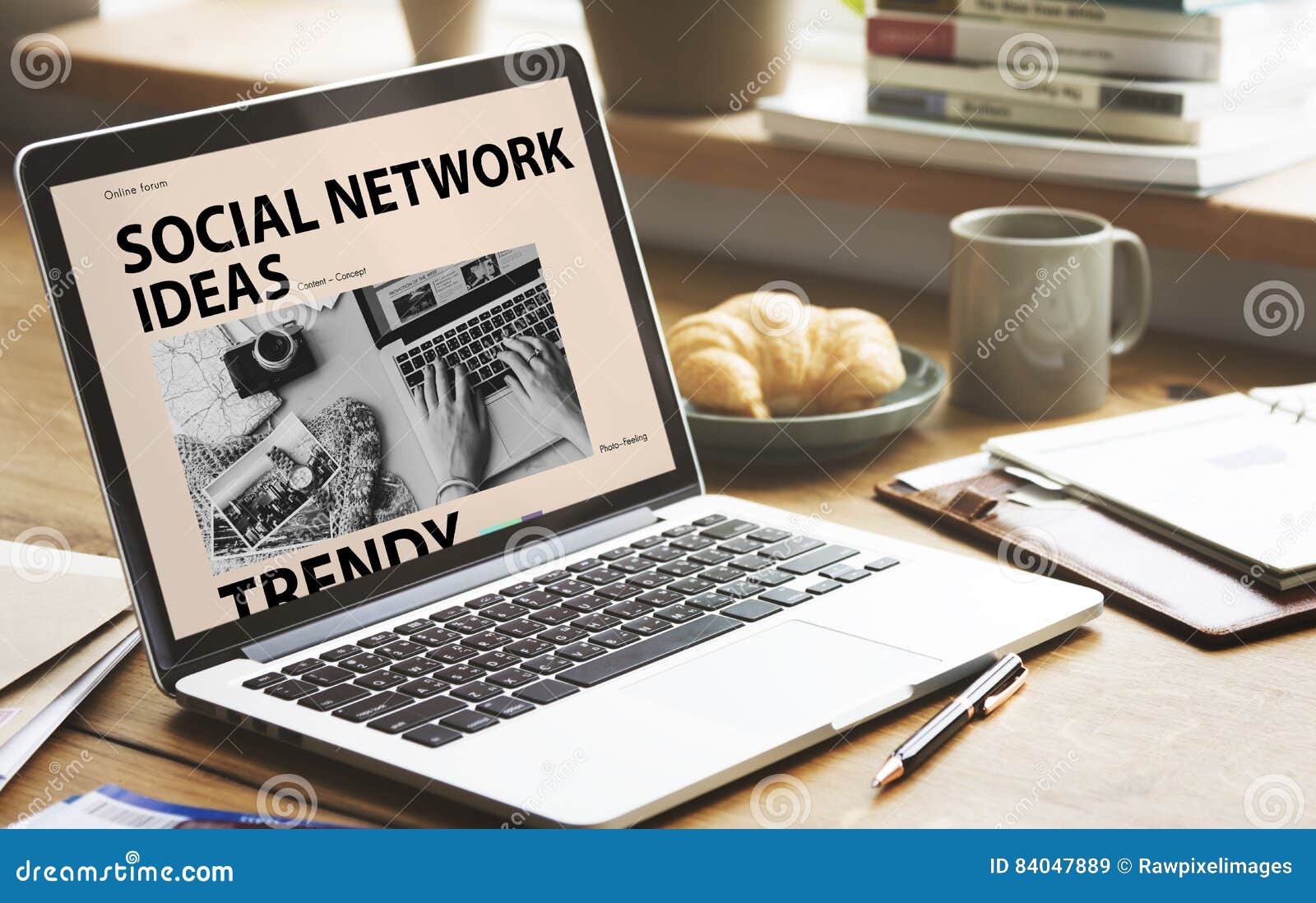 Social Media Blog Ideas Concept Stock Image Image of interest