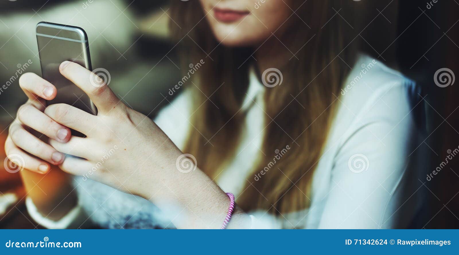 social media browsing pretty girl youth culture concept