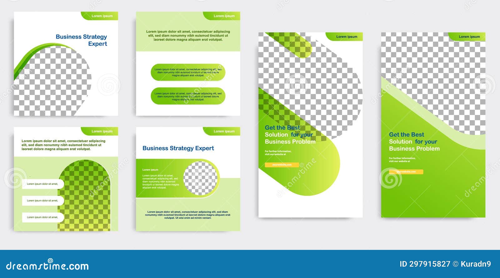 social media carousel post banner layout in gradient green color background. for tips podcast, motivation, self-development,