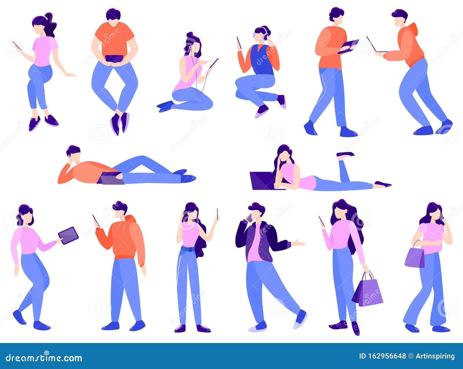 social media concept. using network for posting and sharing content.
