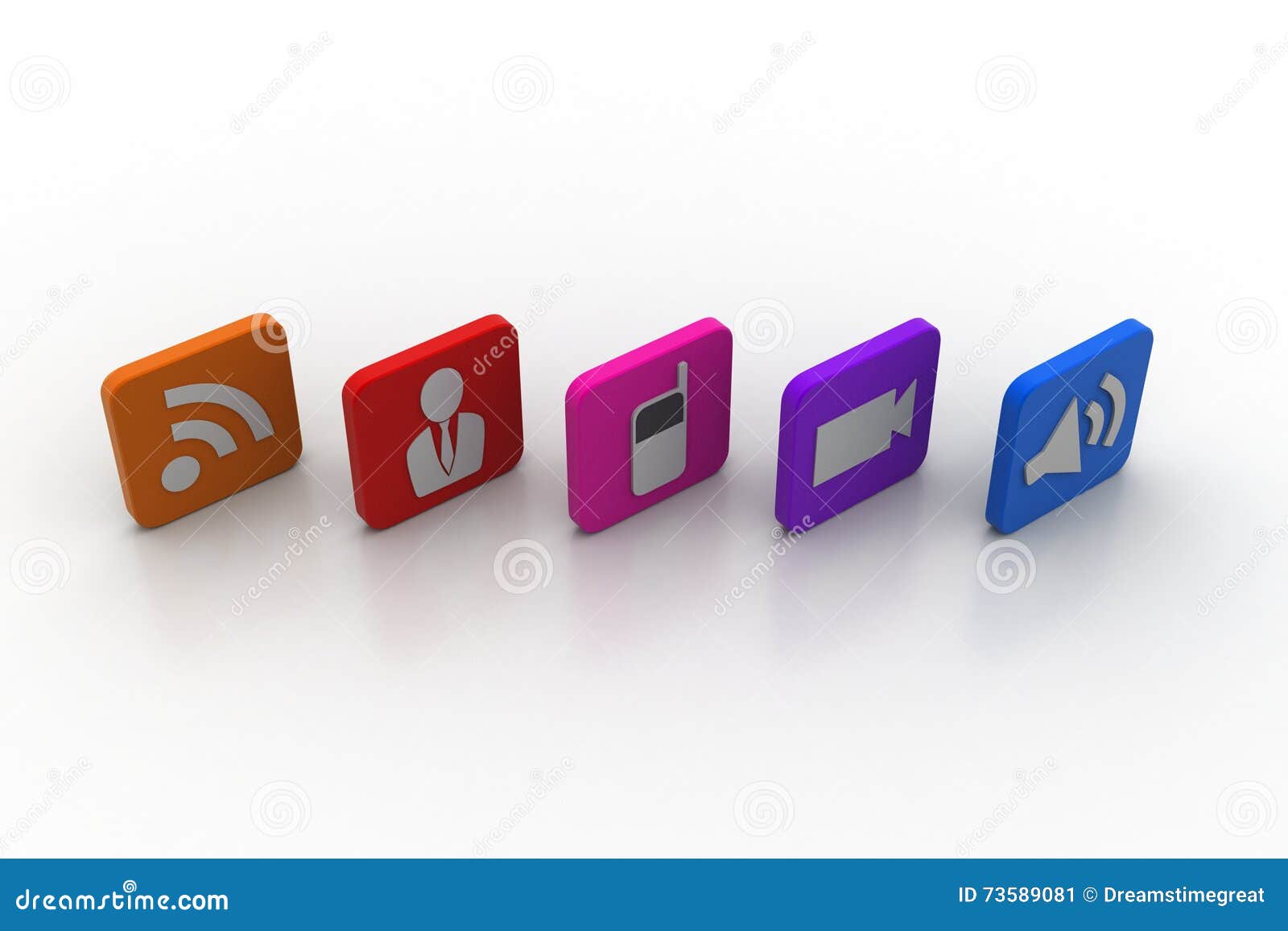 Social media concept stock illustration. Illustration of cloud - 73589081