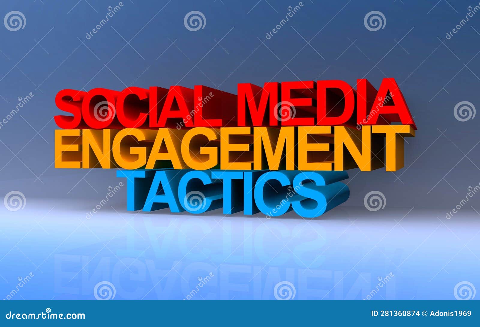 social media engagement tactics on blue