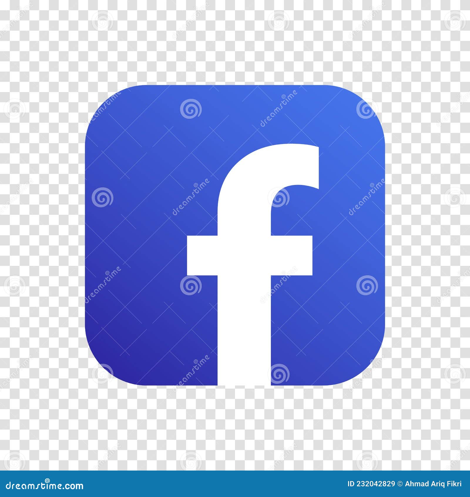 Social Media Icon Illustration Facebook. Facebook Icon Editorial Stock ...