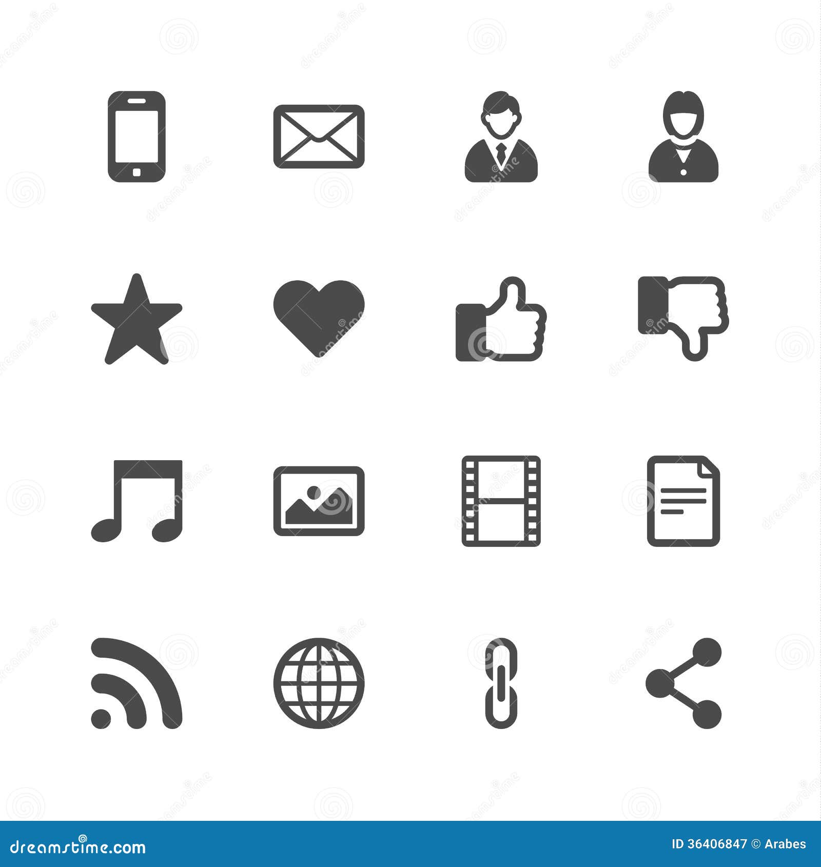 social media icons