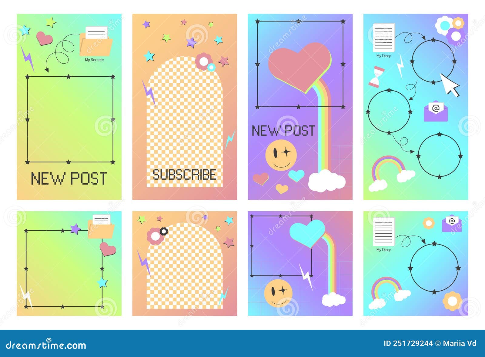 Pin em Templates para stories