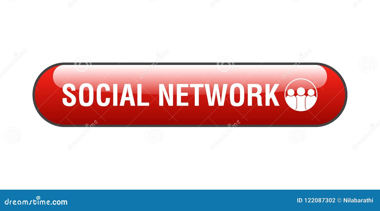social media network web button