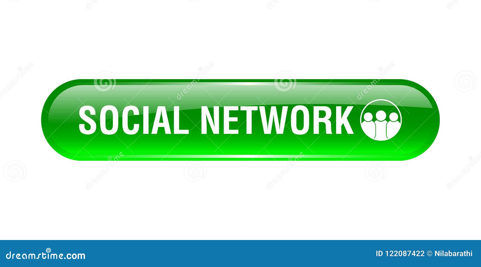 social media network web button