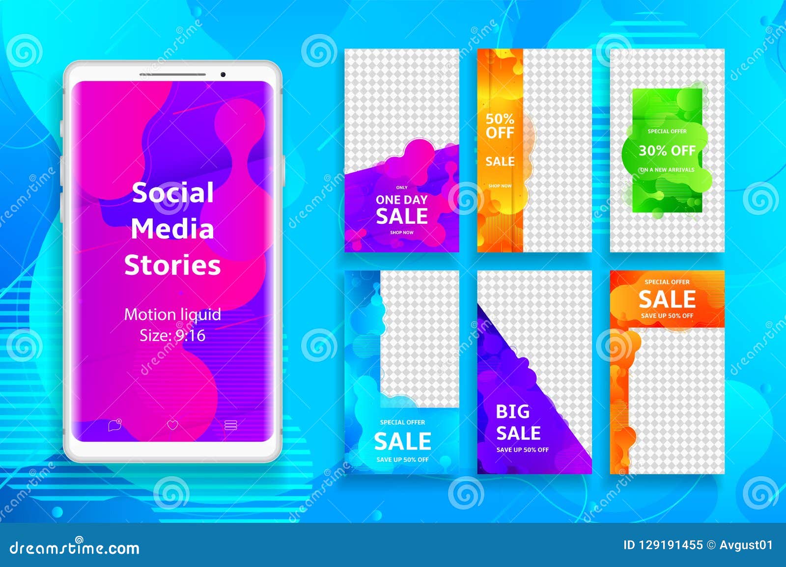 social-media-stories-template-stock-vector-illustration-of-comment