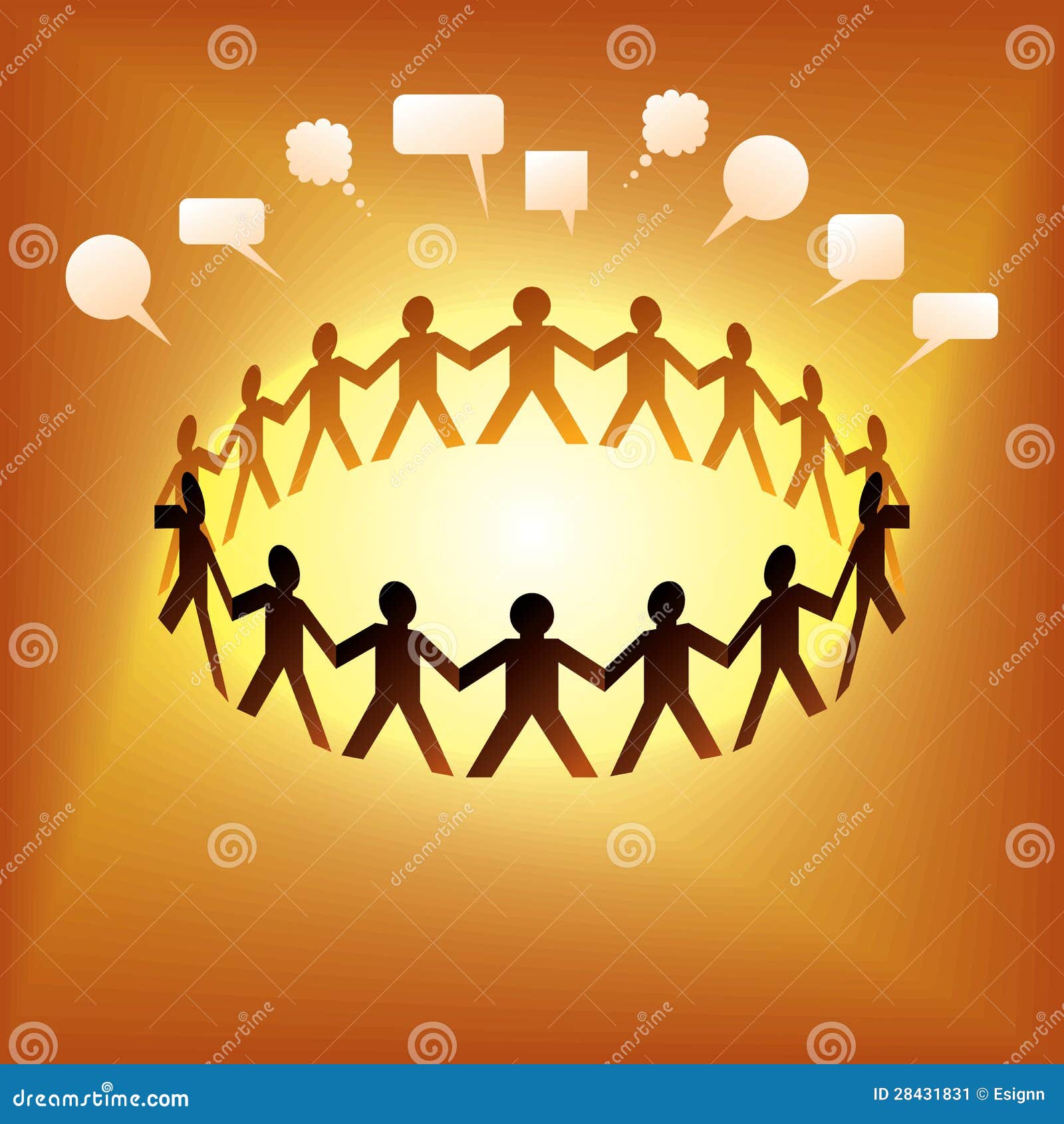 Social network idea stock vector. Illustration of balloons 28431831