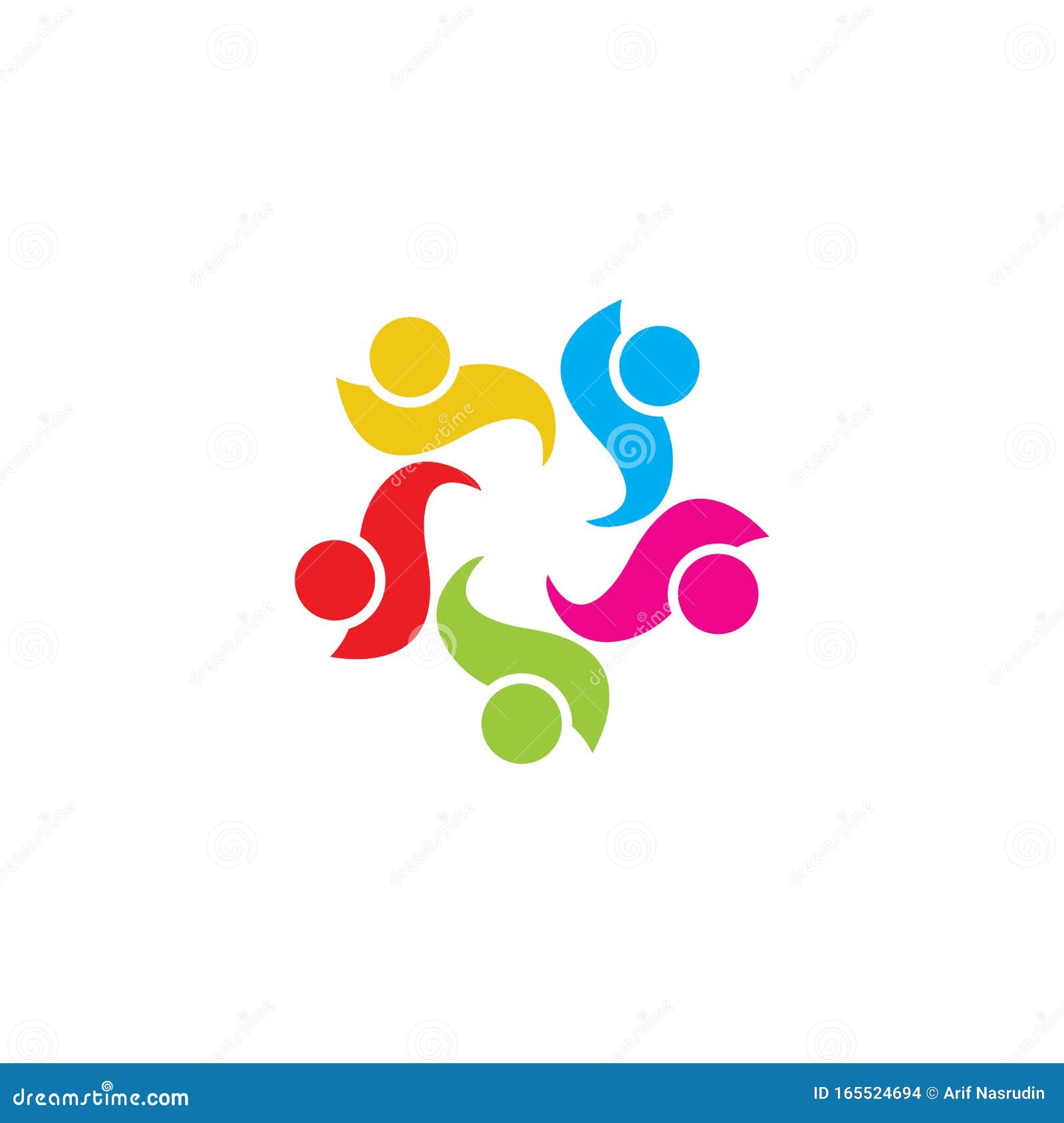 Social Network Team Partners Family Friends Logo Design Vector Stock ...