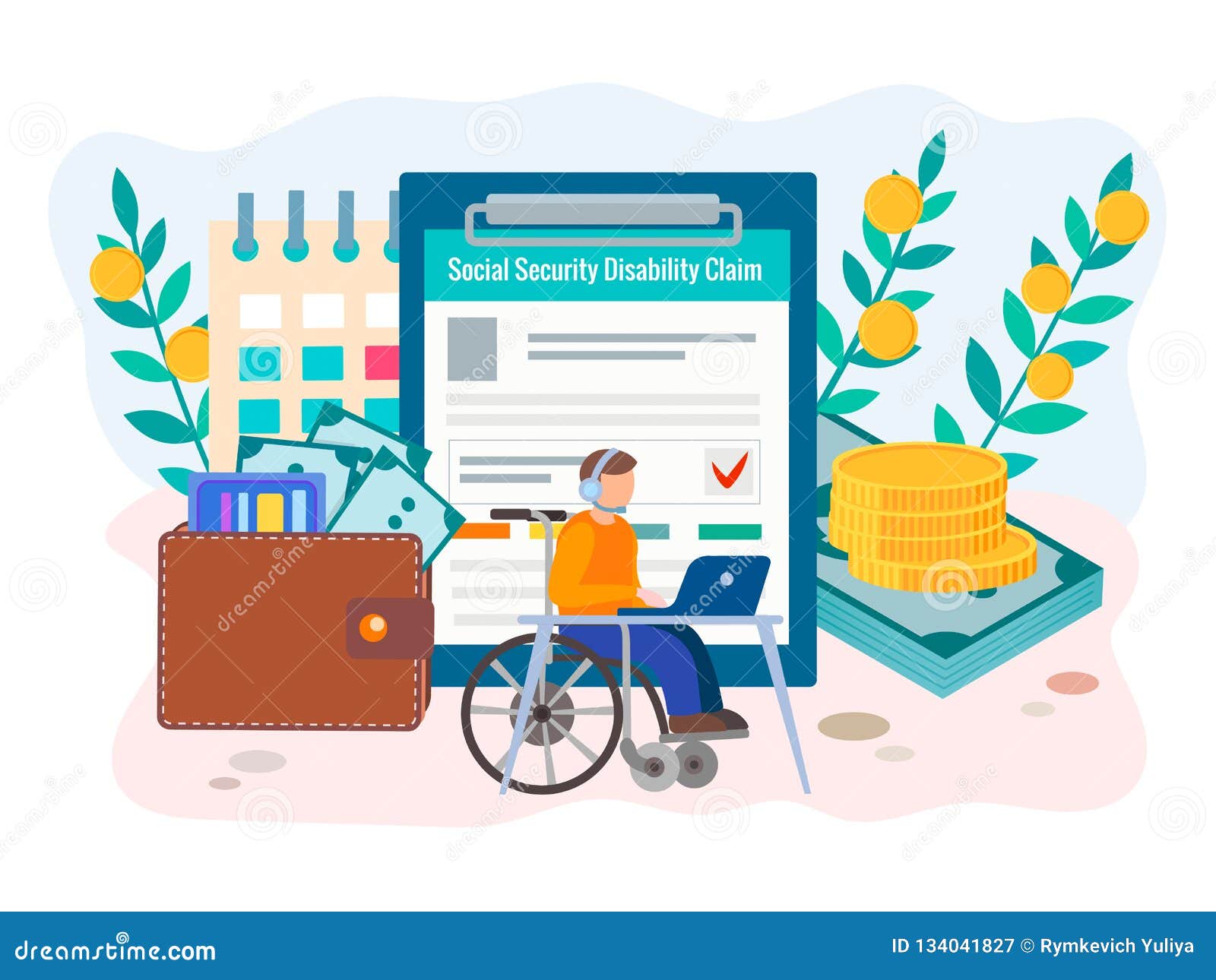 Social Security Disability Claim Form Stock Vector Illustration Of when-is-the-disability-cost-of-living-payment-the-big-issue
