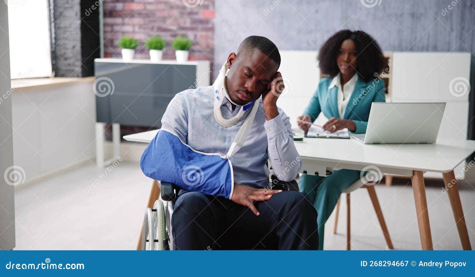 Social Security Insurance Claim Stock Image Image of injury, damage