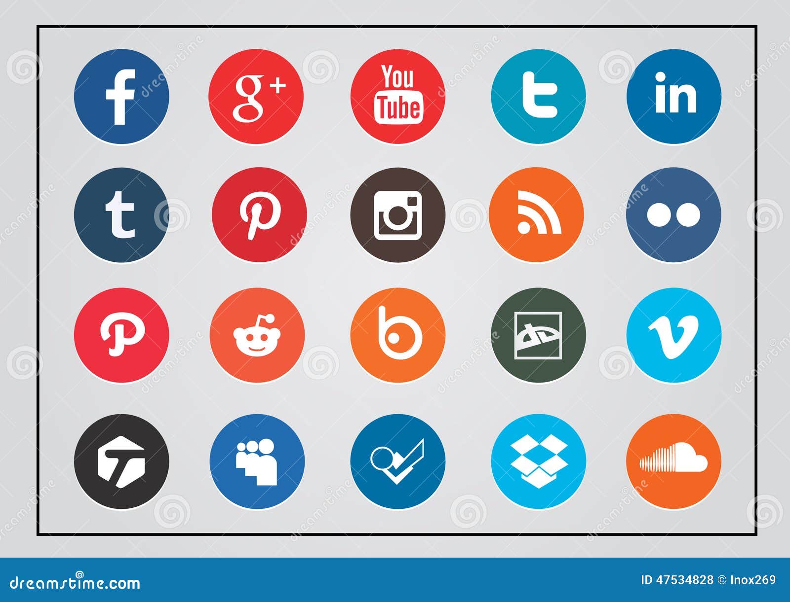 20 Social Media Icon Pack Including stumbleupon firefox tinder