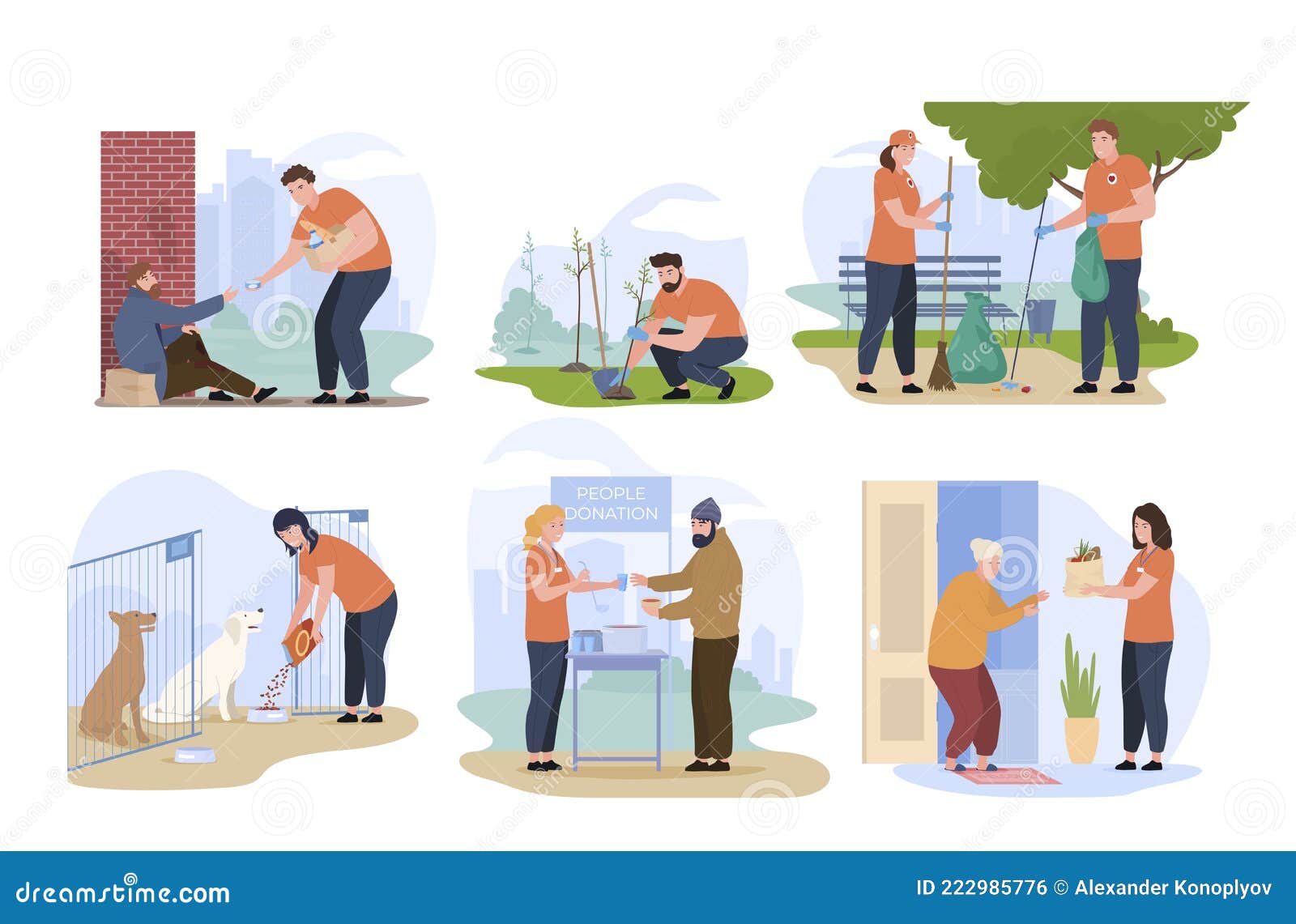 Social Workers Taking Care about People, Pet, Plant, Environment Vector Flat Illustration Stock Vector - Illustration of animal, donation: 222985776 Social Workers Taking Care about People, Pet, Plant, Environment Vector Flat Illustration Stock Vector - Illustration of animal, donation: 222985776