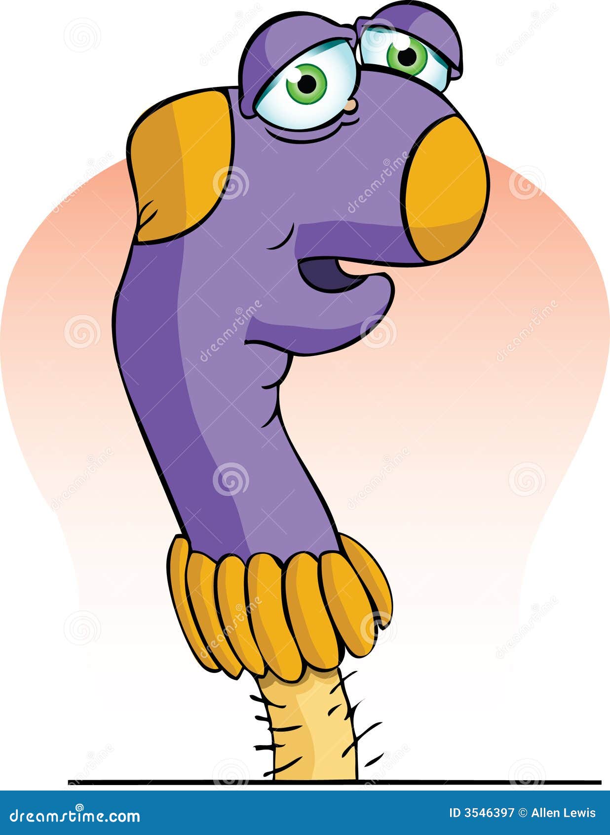 Sock Puppet stock vector. Illustration of purple, sock - 3546397