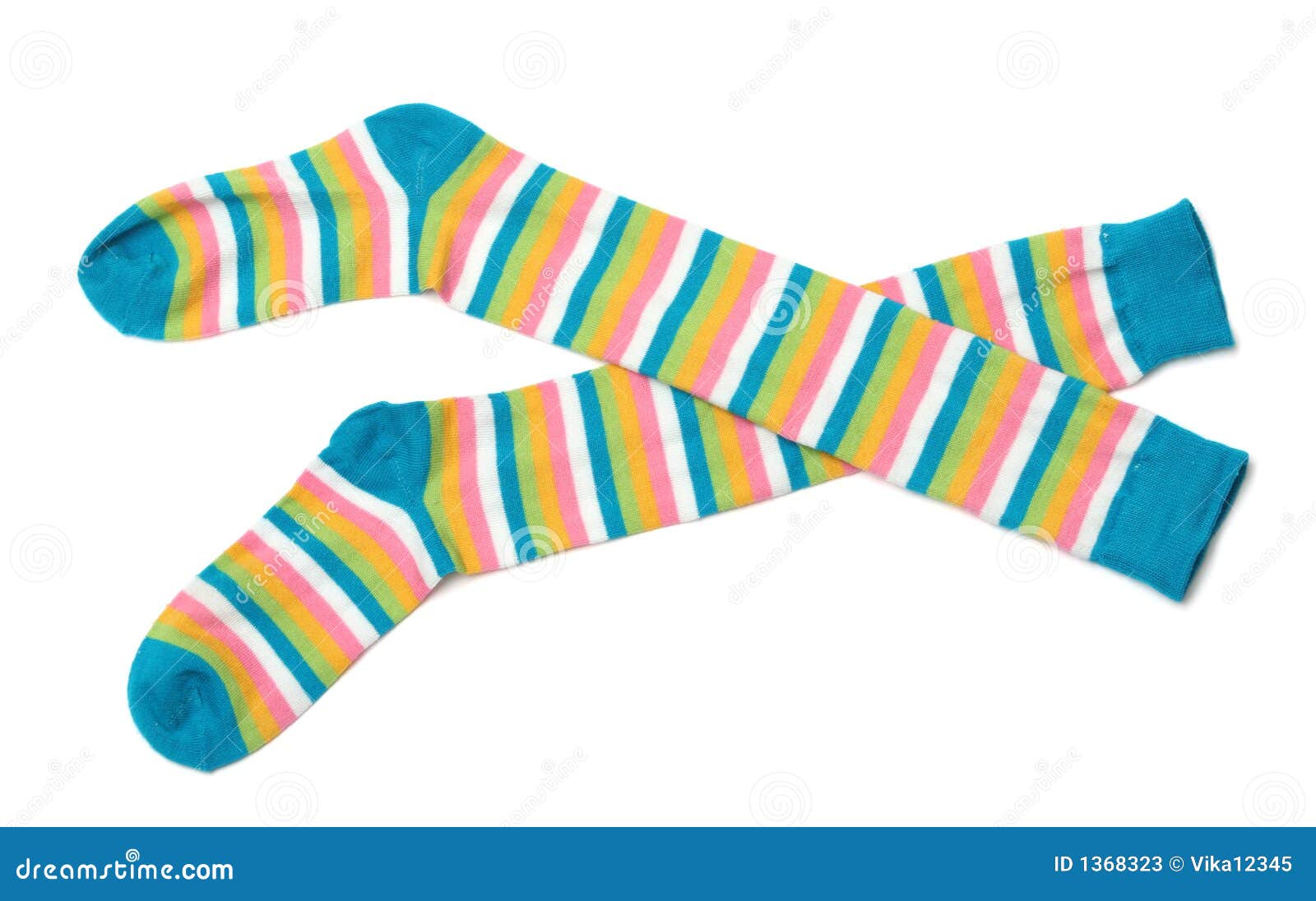 Socks stock image. Image of isolated, color, rainbow, xmas - 1368323