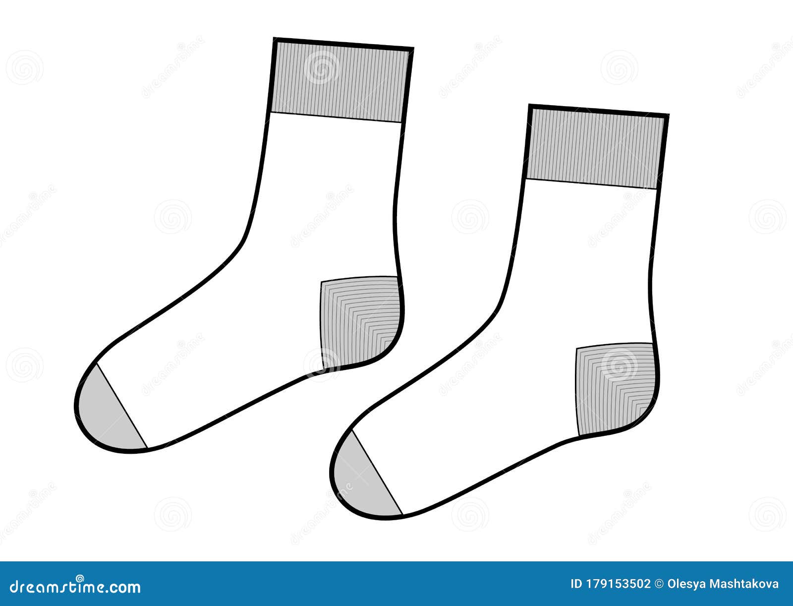 Socks Design Template