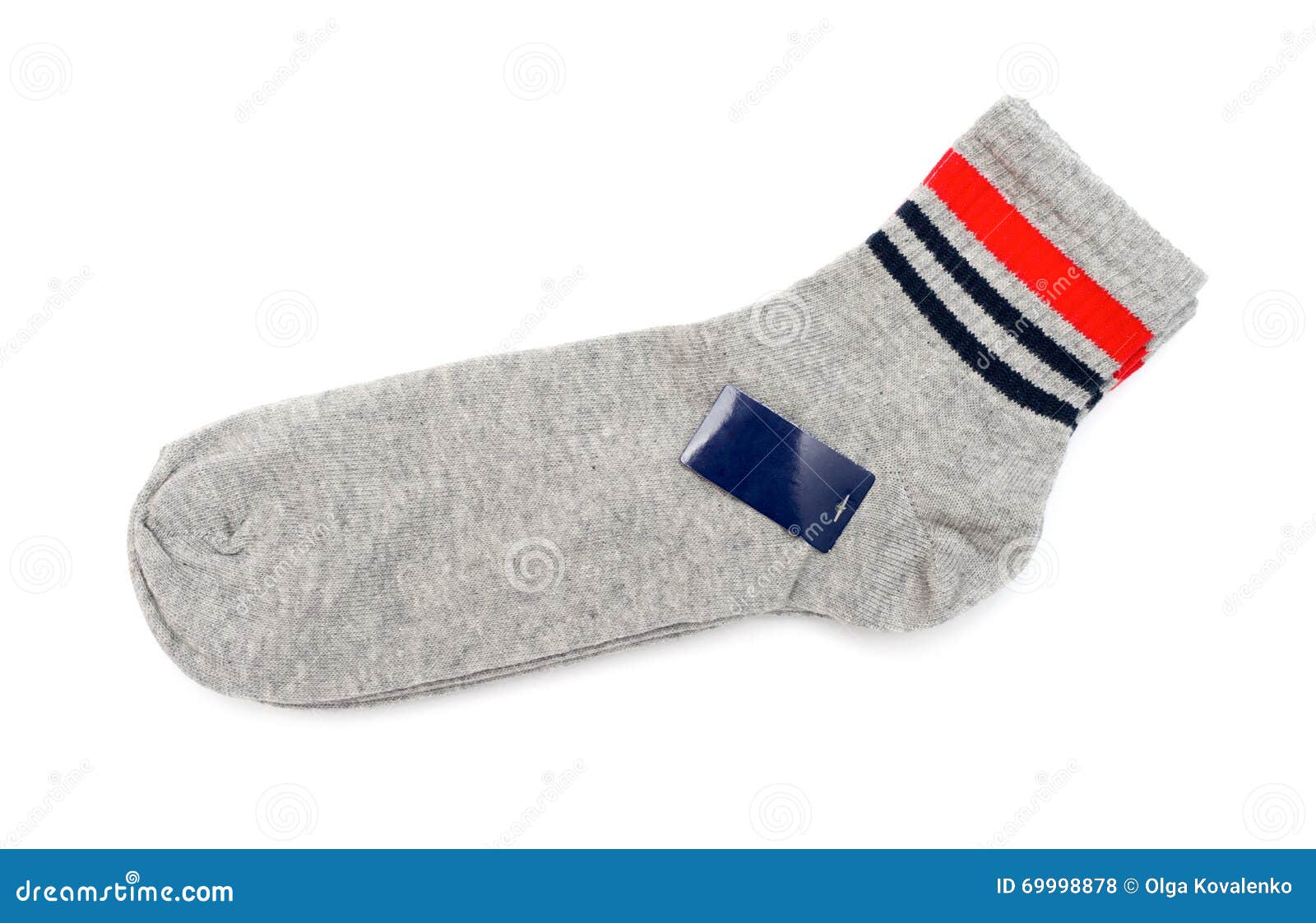 Socks isolated on white stock photo. Image of short, grey - 69998878