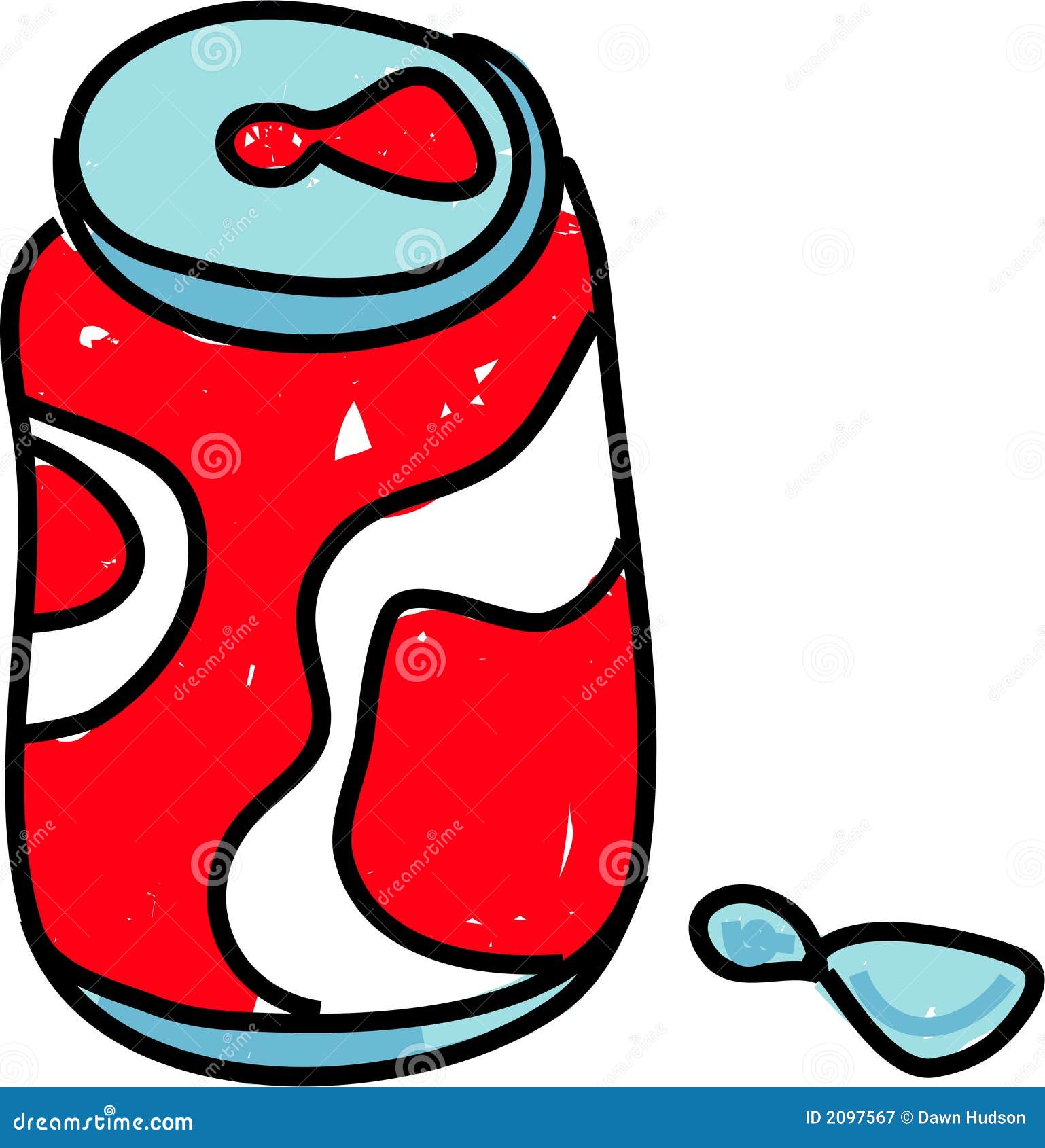 Soda stock vector. Illustration of objects, canned, soda - 2097567