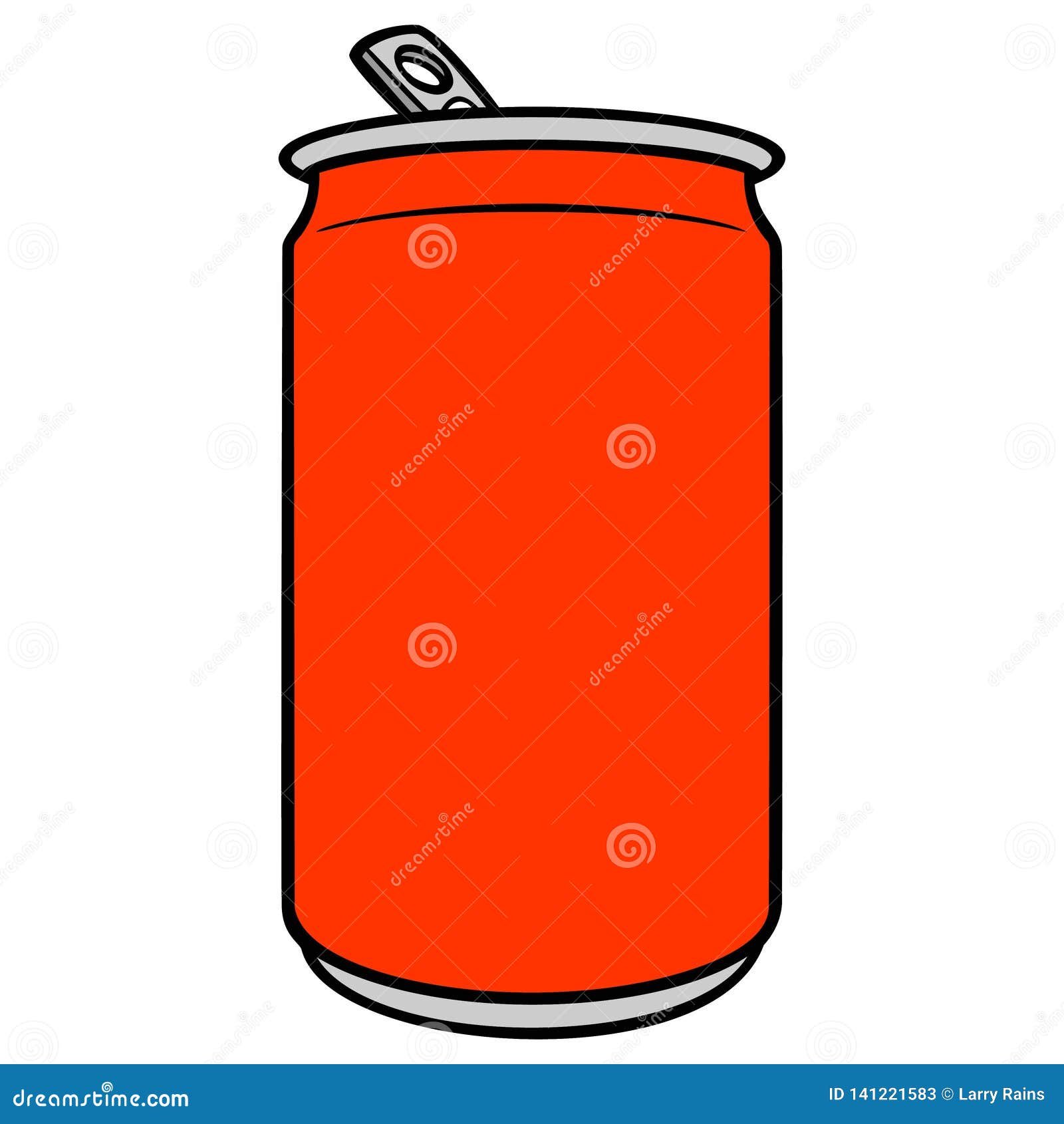 Soda Can Cartoon stock vector. Illustration of alcohol - 141221583