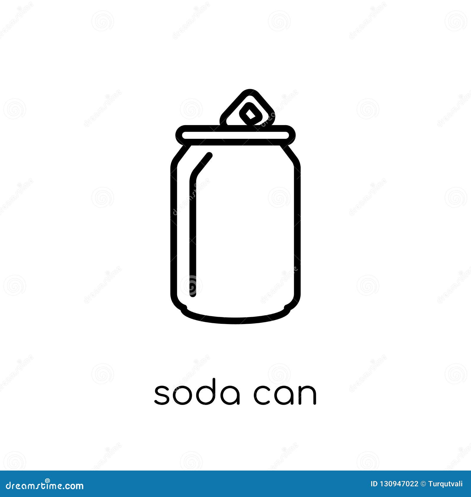 Soda Can Icon From Drinks Collection. Vector Illustration ...