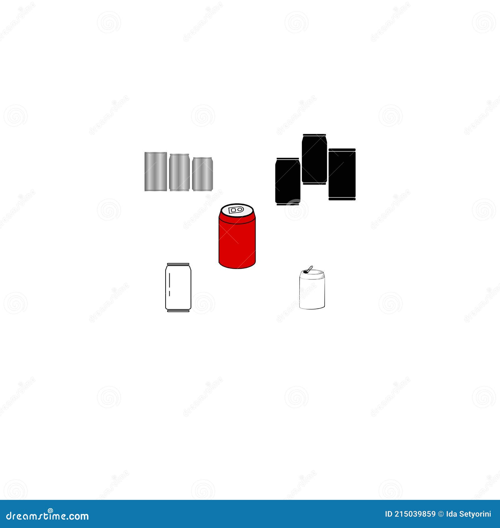 Soda can logo stock image. Image of isolated, cold, full 215039859