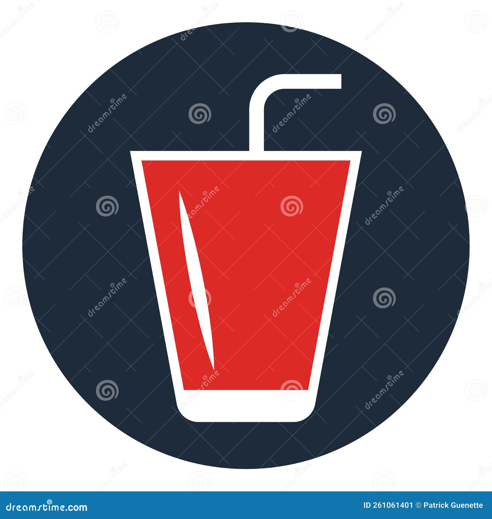 Red soda cup icon image Royalty Free Vector Image