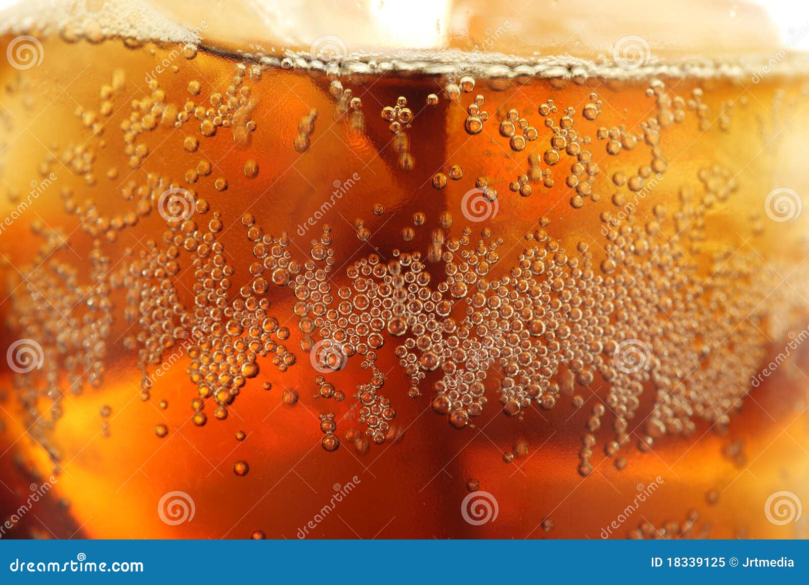 Soda and Ice Cubes stock image. Image of macro, drinks 18339125