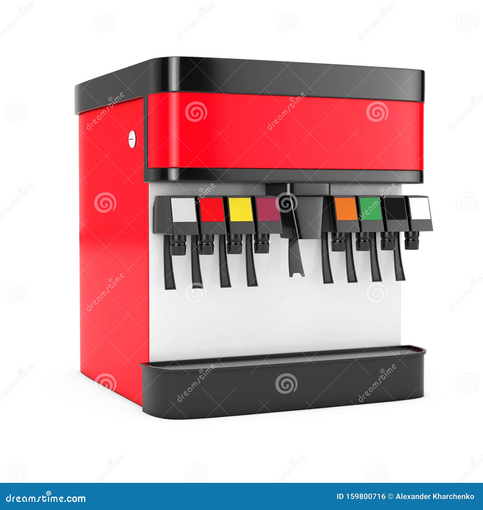 Download Soda Soft Drink Dispenser Mockup With Free Space For Your ...