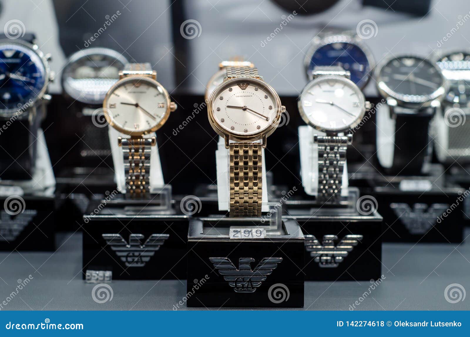 emporio armani watch shop