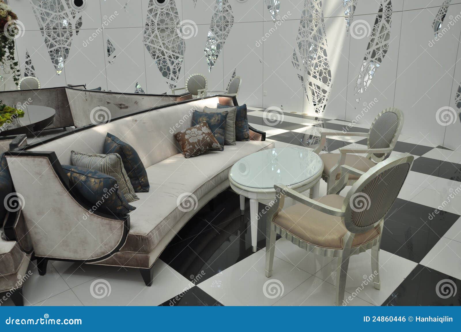 Sofa and chair stock photo. Image of warm, modern, indoor - 24860446