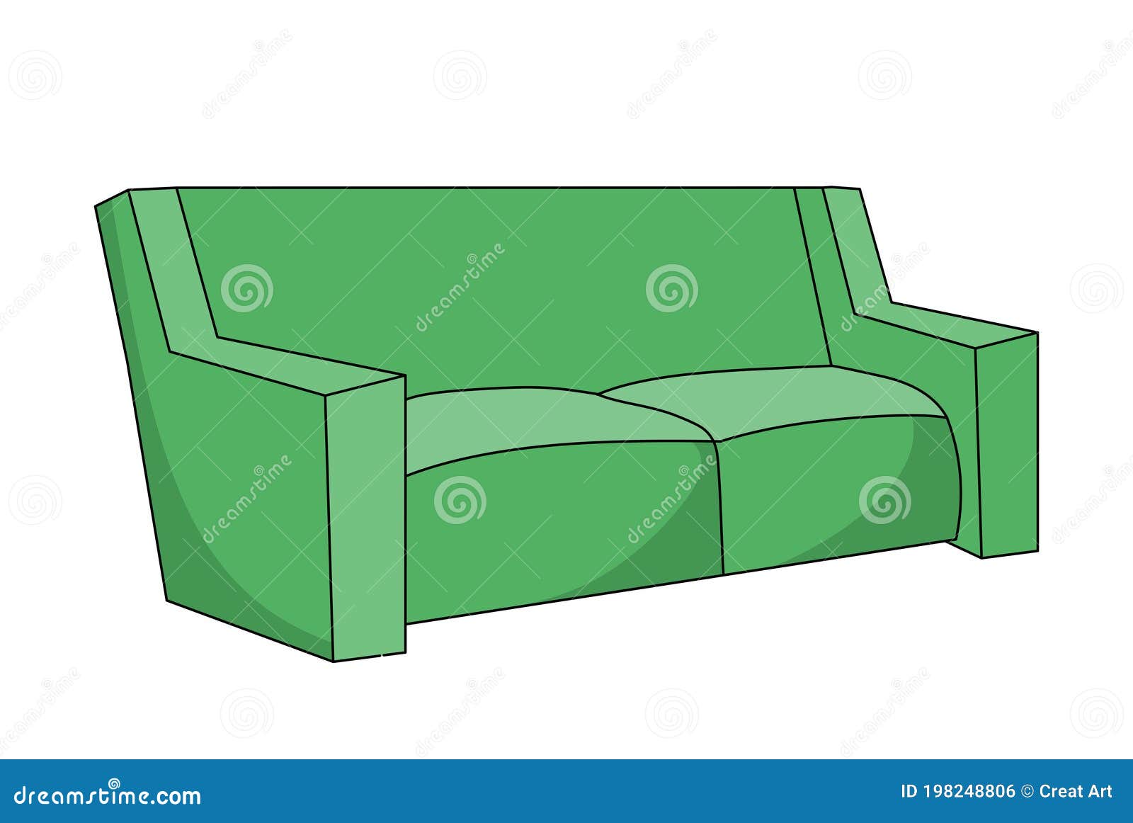 Set Of Sofas Drawings Sketch Style, Vector Illustration. Sofa Vector ...